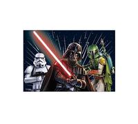 Procos - Star Wars Galaxy tovaglia di plastica (180 x 120 cm), multicolore, 93882