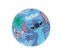 Procos 8 Piatti di Carta Stitch da 23 cm - Blu