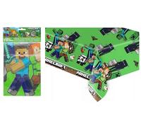 PROCOS Tovaglia di plastica Minecraft 120X180cm - Verde