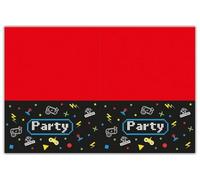 Procos- Tovaglia plastica Videogame Gaming Party (180x120cm), Multicolore, 93773