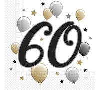 Procos- Tovaglioli Carta 2 Veli 33 x 33 cm, Milestone, 20 Pezzi, Multicolore, PR888969