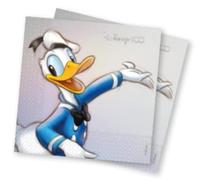 Procos Tovaglioli di carta Disney´s 100° anniversario Paperino (20 pezzi - 33 x 33 cm)