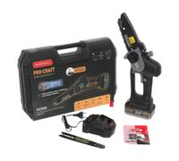 Procraft CCS20 - Mini sega da potatura a batteria, 20 V, 152 mm, senza spazzole
