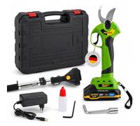 Procraft ES28Li - Cesoie da potatura a batteria 20 V Brushless + prolunga telescopica + 1 batteria 2,0 Ah + caricatore + valigetta
