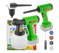 Procraft PSE22bb - Pistola a spruzzo a batteria, 20 V, brushless