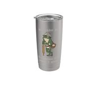 Procrastinare Frog Baker qualche volta questa settimana Bicchiere termico in acciaio inox doppia parete