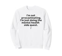 Procrastinare mentale, Salute Side Quest Funny Gamer Slang Felpa