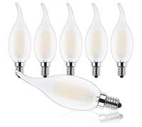 ProCrus C35 E14 Lampadina LED Filamento Candela,Lampadina LED da 4W Sostituisce 40 Watt,400LM,Lampadine a Candela Bianco Caldo 2700K,Non Dimmerabile,Confezione da 6