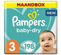 Procter & Gamble UK - Pampers Baby-dry Pannolini, Taglia 3 (6- 10 Kg) Confezione Da 198 Pezzi