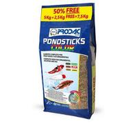 Prodac Pond Sticks Color per pesci da laghetto - 5kg+2,5kg omaggio