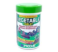 Prodac Vegetable Tablet ml.100 gr.60 per Pesci Tropicali Erbivori da Fondo, Taglia Piccola