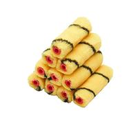 ProDec 10 confezioni di mini rulli da 4 pollici a pelo medio per una verniciatura liscia con pitture a emulsione commerciali e fai da te su pareti e soffitti interni, mini rulli