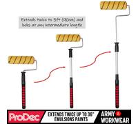 Prodec 22.9cm Telescopico Telaio Spessore Medio Manica Rullo per Vernice Doppio