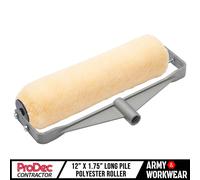 3 X ProDec 30.5cm Lungo Pila Poliestere Rullo Pittura Manica Emulsione Muratura