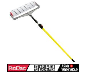 Prodec 30.5cm Microfibra Rullo Pittura Manica Metallo Doppio Braccio Telaio,