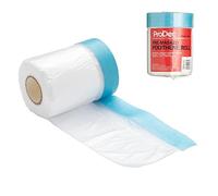 ProDec 30cm x 25m Rotolo di polietilene pre-mascherato, antipolvere e impermeabile Ideale per coprire e proteggere pavimenti e mobili durante la pittura e la decorazione