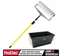 Prodec 38.1cm Doppio Braccio Solvente Resistente Roller + Cornice,Prolunga Asta