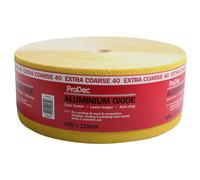 Prodec 50m Rotolo Giallo Alluminio Ossido Industriale Sabbia Carta Legno Sanding