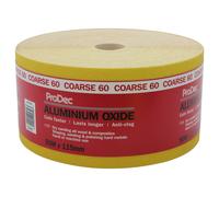 Prodec 50m Rotolo Giallo Alluminio Ossido Industriale Sabbia Carta Legno Sanding