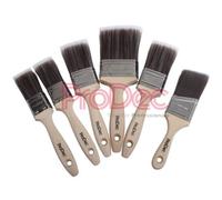 ProDec 6 Pezzi Sintetico Pennelli Set 3.8cm 5.1cm 7.6cm Gratis Falegname