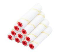 ProDec Advance ARRE022 - Mini rulli in microfibra a pelo corto, 10 pezzi, per emulsione, lucido, satinato, macchie di legno e vernici, colore: Bianco