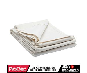 Prodec Advance 24 'X 3'Impermeabile Protezione Cotone Polvere Lenzuolo Ingressi