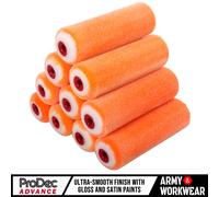 ProDec Advance 4" Rulli Mini Flock Foam 10 Pezzi Gloss Satin Vernice
