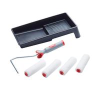 ProDec Advance 6 pz Ice Fusion Mini Paint Roller Set, 4x rulli, telaio e vassoio per la vernice - Finitura ultra liscia con vernici emulsionate e satinate su pareti interne, soffitti, legno, metallo