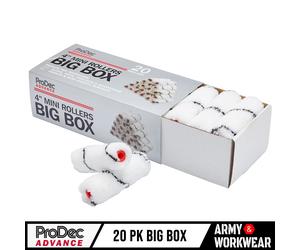 ProDec Advance Big Box 20 Pack Rulli Per Pittura Mini Microfibra 4 Pollici Medi