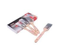 ProDec Advance Ice Fusion Trade - Set di 4 pennelli sintetici professionali per pittura con emulsione, vernici lucide e satinate su pareti, soffitti, legno e metallo, contiene 1, 1,5, 5 x 5 cm