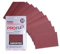 ProDec Advance Proflex - 10 fogli di carta abrasiva in ossido di alluminio ultra flessibile, resistente alle crepe, per levigare legno, vernice, gesso, stucco, metallo e altro, 230 x 140 mm