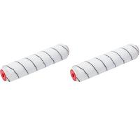 ProDec Advance Rullo professionale in microfibra a pelo medio da 12 pollici x 1,75" per una verniciatura a finitura liscia con pitture ad emulsione su pareti e soffitti interni (Confezione da 2)