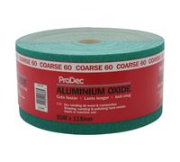 Prodec Ali Ossido 50 Metri Rotolo Alluminio Carta Abrasiva Crack Resistente Equo