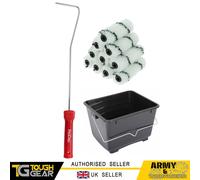 ProDec Bastone Per Pittori Esteso Mini Rullo 4" Con 10 Coperture E Secchio