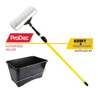 Prodec Caiman 30.5cm Microfibra Corto Pila Rullo per Vernice + Da + Asta +