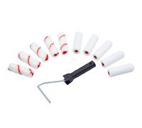 ProDec Contractor 11 pezzi assortiti di mini rulli per pittura da 4 pollici e telaio, set di rulli per pittura per una finitura liscia con pitture ad emulsione, lucide e satinate