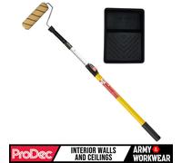 Prodec Kit Rullo 22.9cm Strisce Tigre Spessore Medio & Vassoio Pittura & Braccio