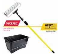 3 X Prodec 30.5cm Nylon Solvente Resistente Industril Pittura Floor Due Bracci A