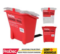 Prodec Pittura Handi-Pail Recipiente Secchio & 3 X Sacchi,Regolabile Palma