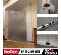 Prodec Polvere Muro Estensione Asta Pacco Doppio - Creazione Temporaneo Politene