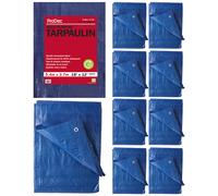 ProDec Resistente Telone 5.5x3.7m Impermeabile Campeggio Blu Terra Foglio