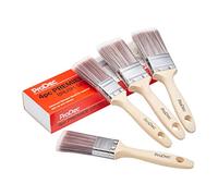 ProDec Set di 4 pennelli sintetici Premier Trade per una verniciatura liscia con pitture a emulsione, lucide e satinate su pareti, soffitti, legno e metallo, 2x 1,5, 2x 2 pollici