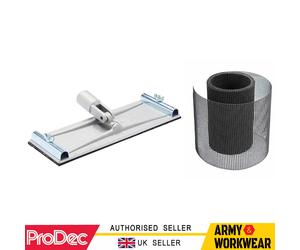 Prodec Testa Levigatrice Rotante 360° Snodabile Pesante 120 Grit, Mesh 5m