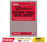 ProDec Windsor 12' X 9' Foglio Di Cotone Woven Premium In Twill Ad Alta Densità