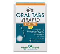 PRODECO PHARMA Srl GSE ORAL TABS RAPID AGRUMI 12 COMPRESSE MASTICABILI