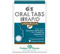 Prodeco Pharma Integratore GSE Oral Tabs Rapid Liquirizia, 12 compresse