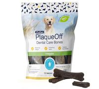 ProDen PlaqueOff 13 Ossa Dentali al Gusto Vegetale per Cani di Taglia Media e Grande - Aiutano a Rimuovere Tartaro, Placca, Alitosi e Promuovono l'Igiene Orale