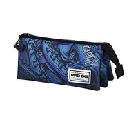 PRODG Caothic-Astuccio Triplo FAN 2.0, Blu, 23 x 11 cm