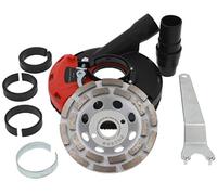 PRODIAMANT cofano di aspirazione mola a tazza 125mm per smerigliatrice angolare con disco diamantato da 125 mm in set