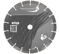 PRODIAMANT disco da taglio diamantato 230 x 22,2 mm 10 mm segmento professionale calcestruzzo, pietra, mattoni, universale
